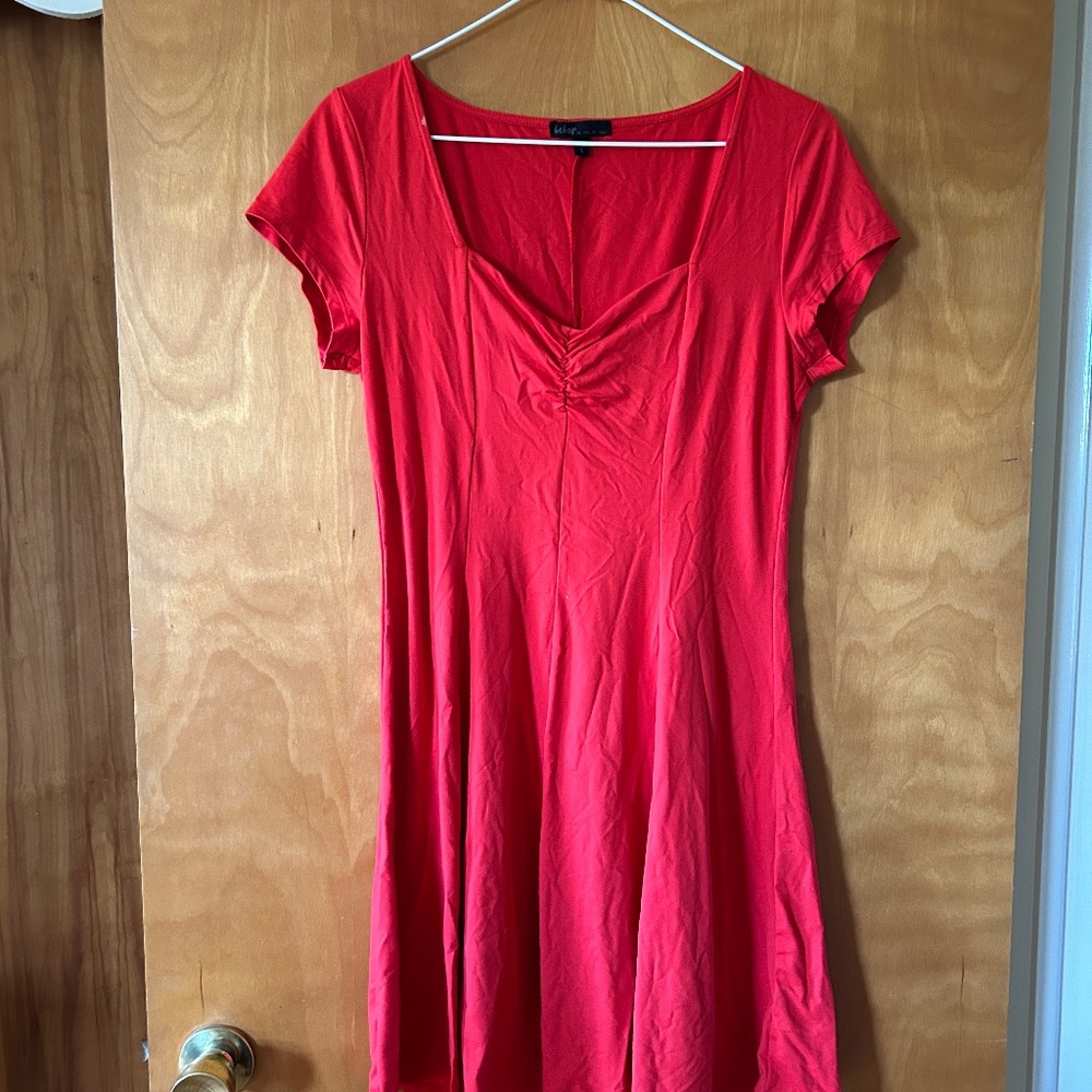 Red dress